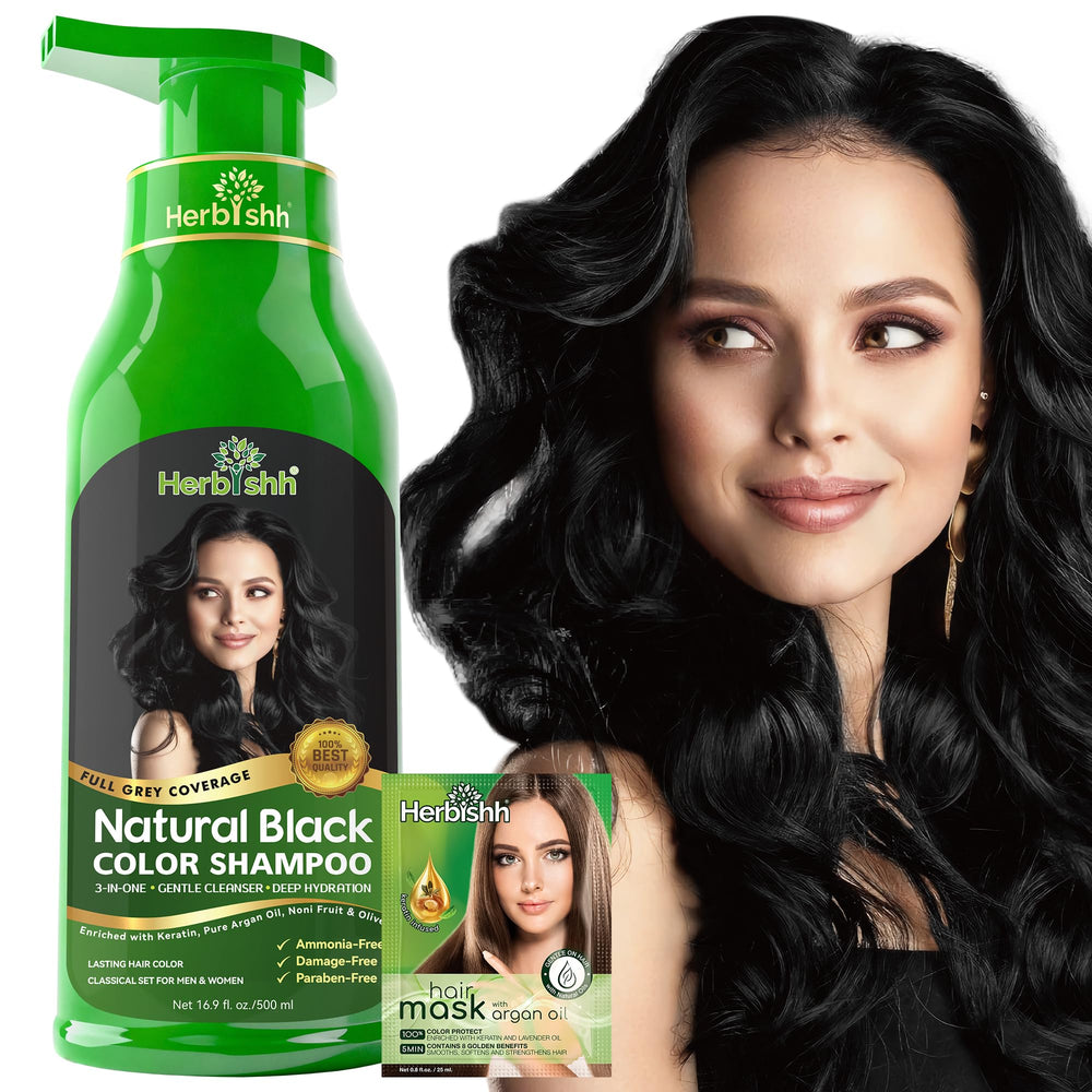 Herbishh front bottle showing product and easy-at-home benefit