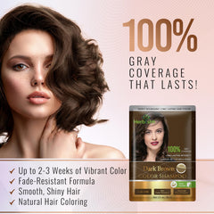 Herbishh sachet close-up texture showing premixed shampoo formula for easy use