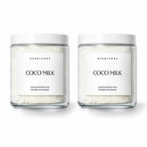 HERBIVORE front packaging showing two 8 oz jars and benefits