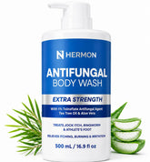 Hermon front label showing product name and antifungal benefit