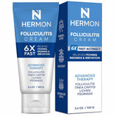 Hermon front tube showing product packaging and intended targeted care