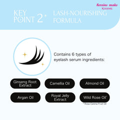 Heroine Make ingredients label close-up highlighting conditioning oils
