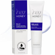 Hey Honey front packaging showing calming cream benefits