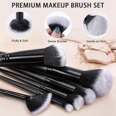 HGHDBT eye brushes detail showing precise tips for detailed eye work benefit