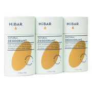 HiBAR front packaging showing bergamot cedar three-pack and eco benefit