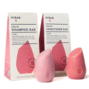 HiBAR front packaging showing curl shampoo and conditioner, eco benefit