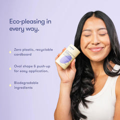 HiBAR stick close-up texture demonstrating smooth, easy application