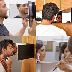 HIEEY angled side rotation demonstrating 360-degree swivel for accurate trims