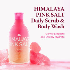 HIMALAYA PINKSALT texture close-up with salt granules and hydration
