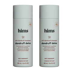 hims shampoo front packaging showing bottle and mint scent for calm scalp