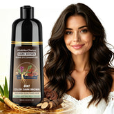 HIS&HERCHOICE front packaging showing dark brown shampoo and benefits