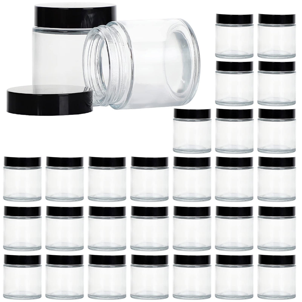 Hoa Kinh clear glass jar front pack showing neat presentation and visibility