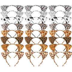 Hoemwarm front packaging showing all 24 animal ear headbands and easy party prep