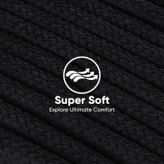 HOMEXCEL microfiber close-up showing plush texture and gentle feel