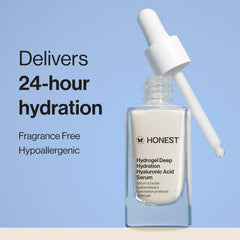 Honest Beauty dropper dispensing gel serum, precise dosing and easy application benefit
