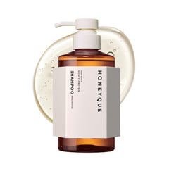 HONEYQUE front bottle 450ml showing clean design benefit clear product identity