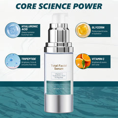 HONGYUNDA serum texture in droplets illustrating fast-absorbing lightweight hydration
