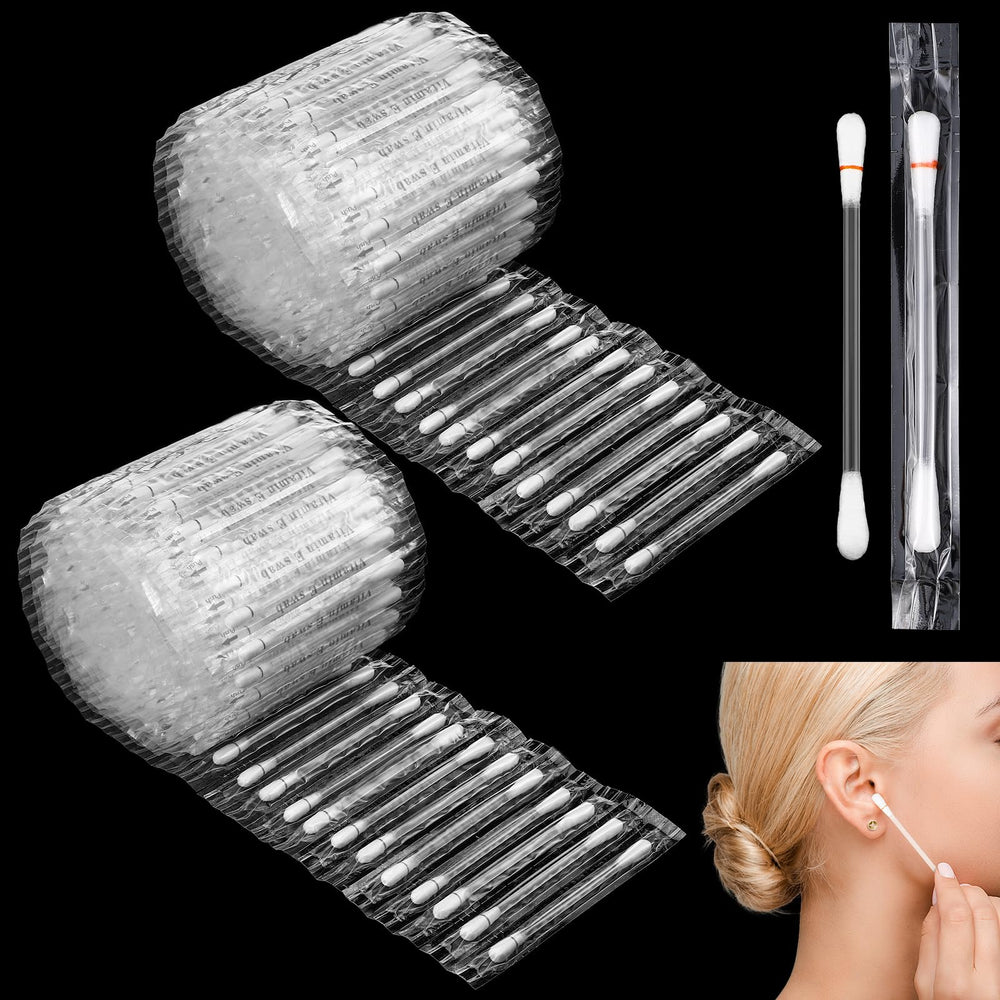 Hoolerry front packaging showing 200-piece saline swabs and benefits