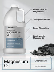 Applying Horbäach magnesium oil with spray for targeted skin application benefit