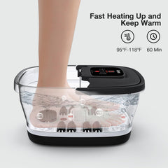 HOSPAN close-up of massage rollers showing targeted foot stimulation benefit