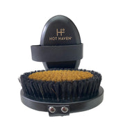 HOT HAVEN front view of brush showing compact design and easy grab