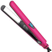 Hot Tools flat iron front view showing controls for effortless styling