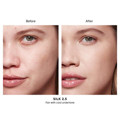 HOURGLASS swiped texture showing blendable, weightless finish and blur effect
