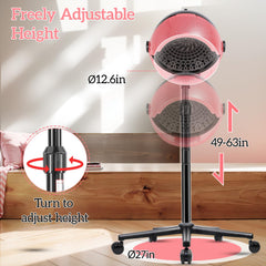 HSONBIUTY adjustable stand extended to show height range and customized fit benefit