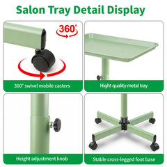 HSONBIUTY height adjustment knob detail showing secure positioning benefit