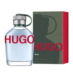Hugo Boss HUGO Man box packaging highlighting brand and gifting benefit