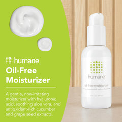humane close-up texture of gel-cream demonstrating lightweight absorption