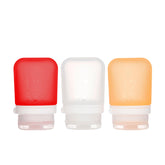humangear GoToob+ front view showing three colors for easy identification and packing