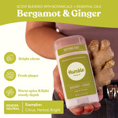 HUMBLE SIMPLE AND TRUE label close-up showing simple ingredients for transparency benefit