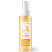 HUME SUPERNATURAL front packaging showing amber woods spray and benefits