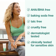 Hume Supernatural used on inner thigh highlighting safe-for-sensitive-areas benefit