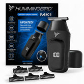 HUMMINGBIRD MK1 front view showing compact trimmer and clean design for travel