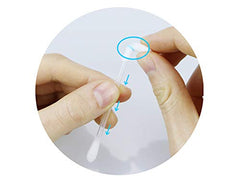HUNWEY close-up cotton tip detail demonstrating soft precise cleaning