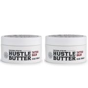 Hustle Butter Deluxe front packaging showing 5 oz tub and label, easy identification benefit