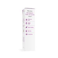 Hyalogic mist on hair texture adds body and lightweight hydration