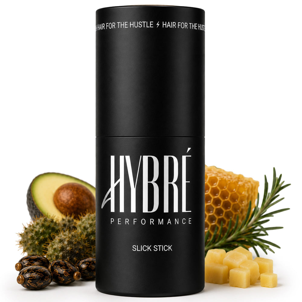 Hybré front packaging showing compact stick and benefits