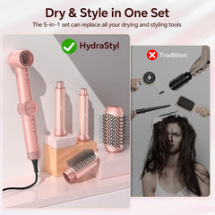 HydraStyl full kit with accessories and travel bag for easy portability