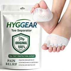 Hyggear front view packaging showing 2-pack and benefits