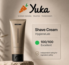 HygieneLab cream texture close-up highlighting smooth lather and hydration