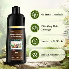 Hynqor applied to dry hair ready to process showing simple no-mess use benefit