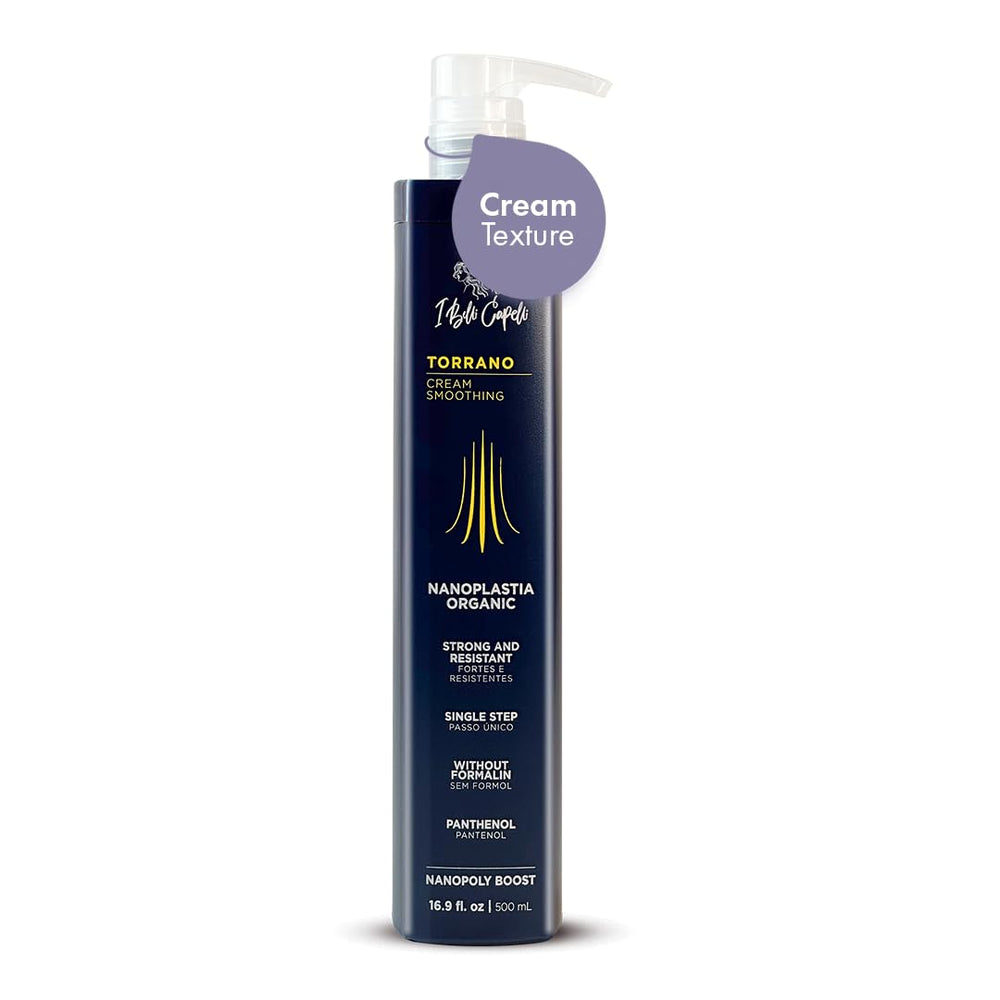 I Belli Capelli front packaging showing Torrano Cream benefits