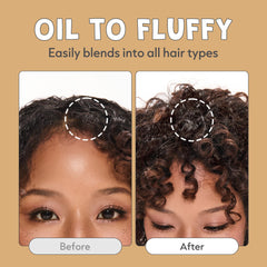 I DEW CARE powder texture close-up highlighting fine particles for quick absorption