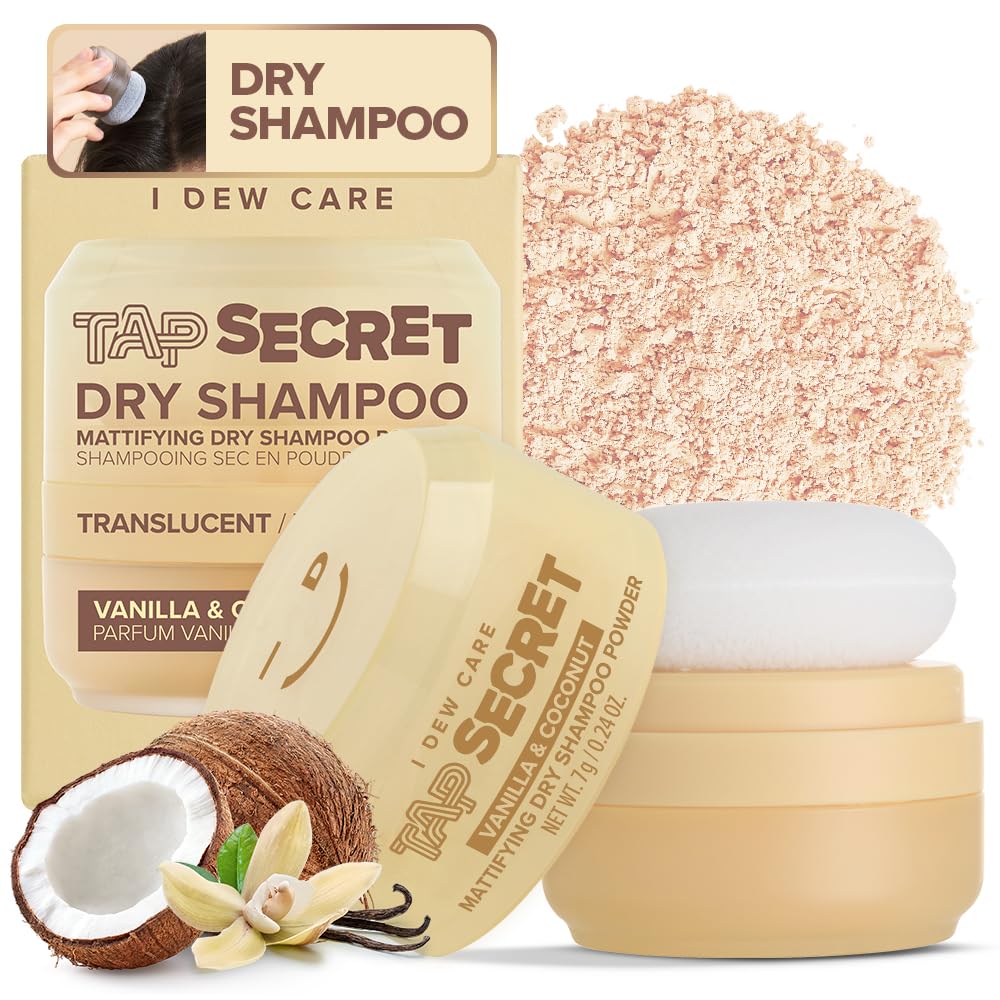 I DEW CARE front packaging showing refillable compact and scent benefit