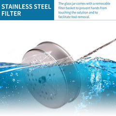 IEBARBER lid and thread closeup demonstrating secure fit and durable corrosion-resistant metal