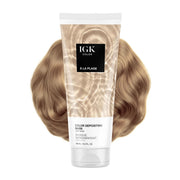 IGK front packaging showing product name and beachy blonde benefit