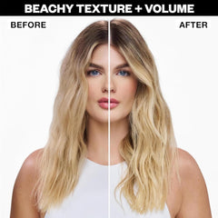 IGK Beach Club foam dispensed on hand highlighting lightweight texture